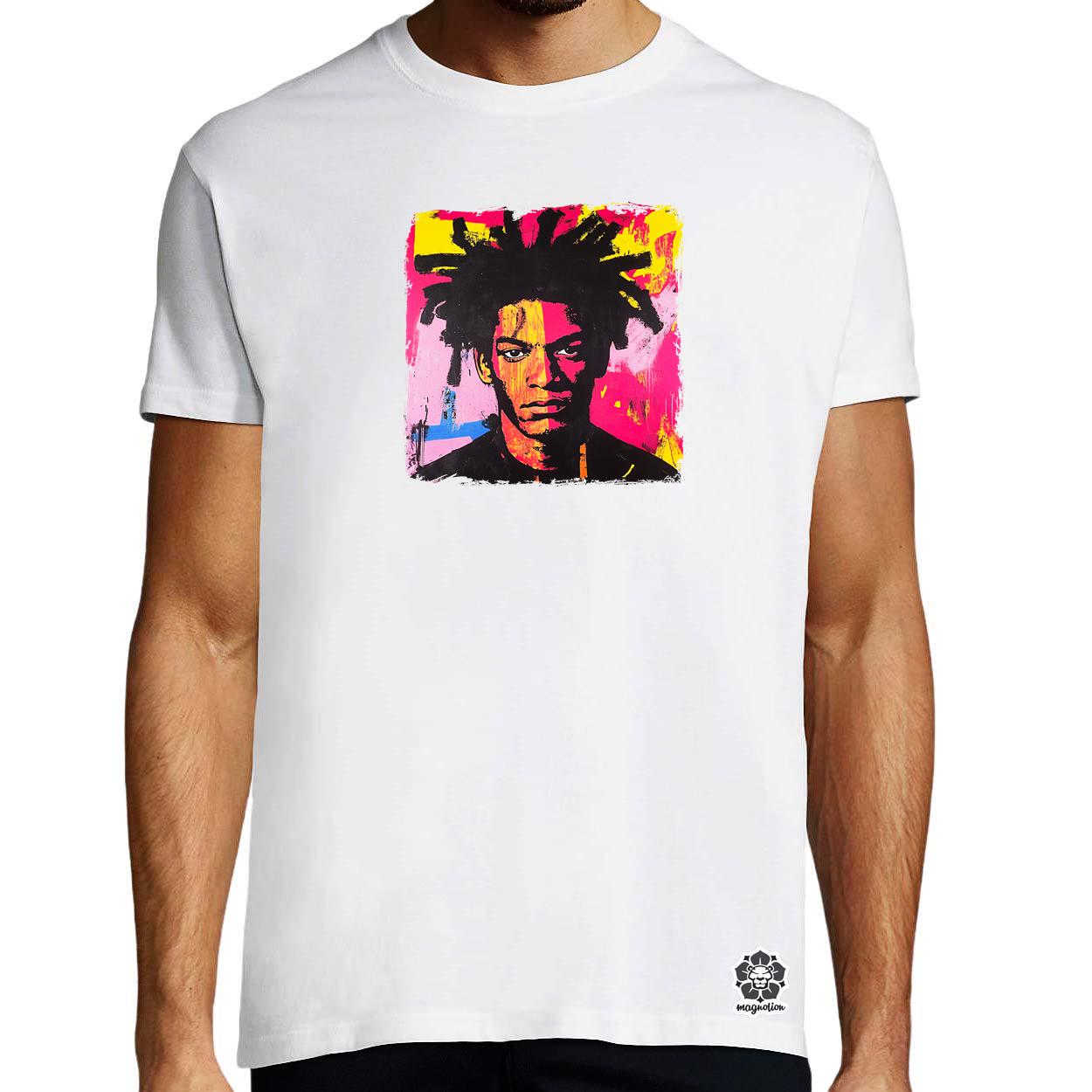 Basquiat pop art v3 egyedi póló 