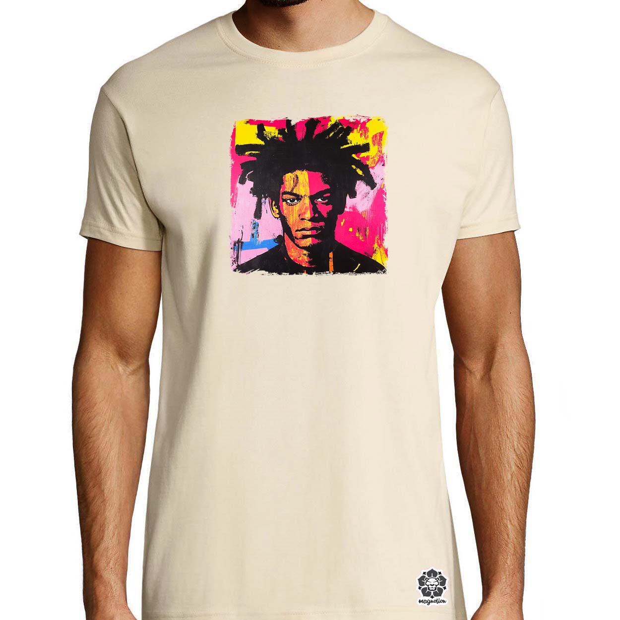 Basquiat pop art v3 egyedi póló 