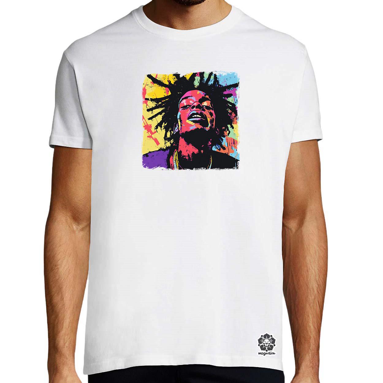 Basquiat pop art v6 egyedi póló 