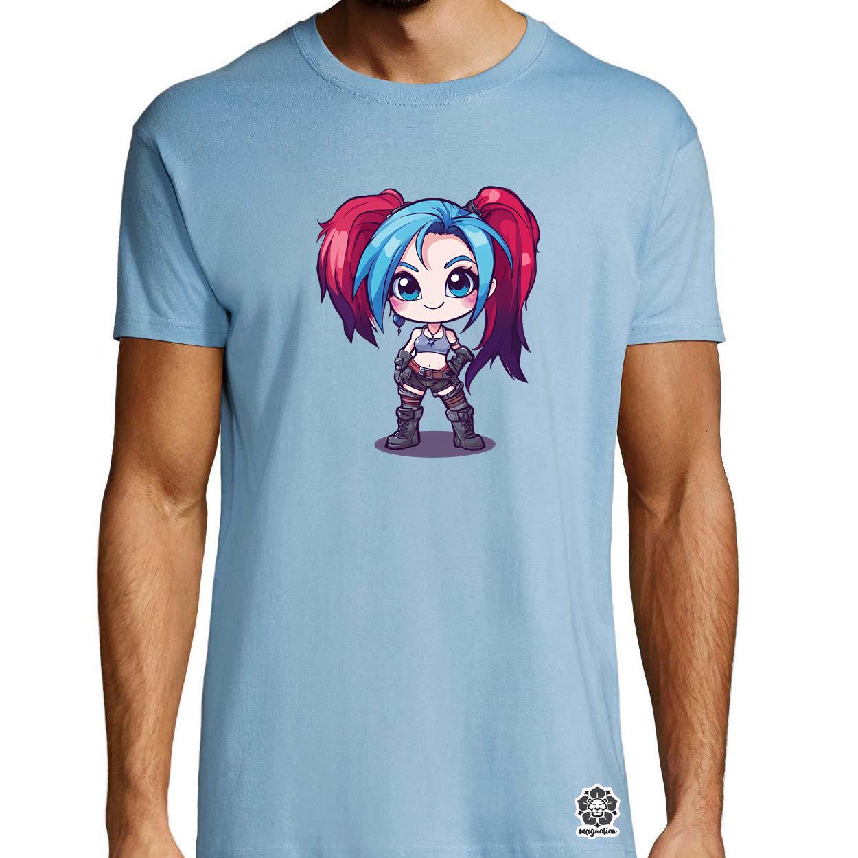 Chibi Jinx v1 egyedi póló 