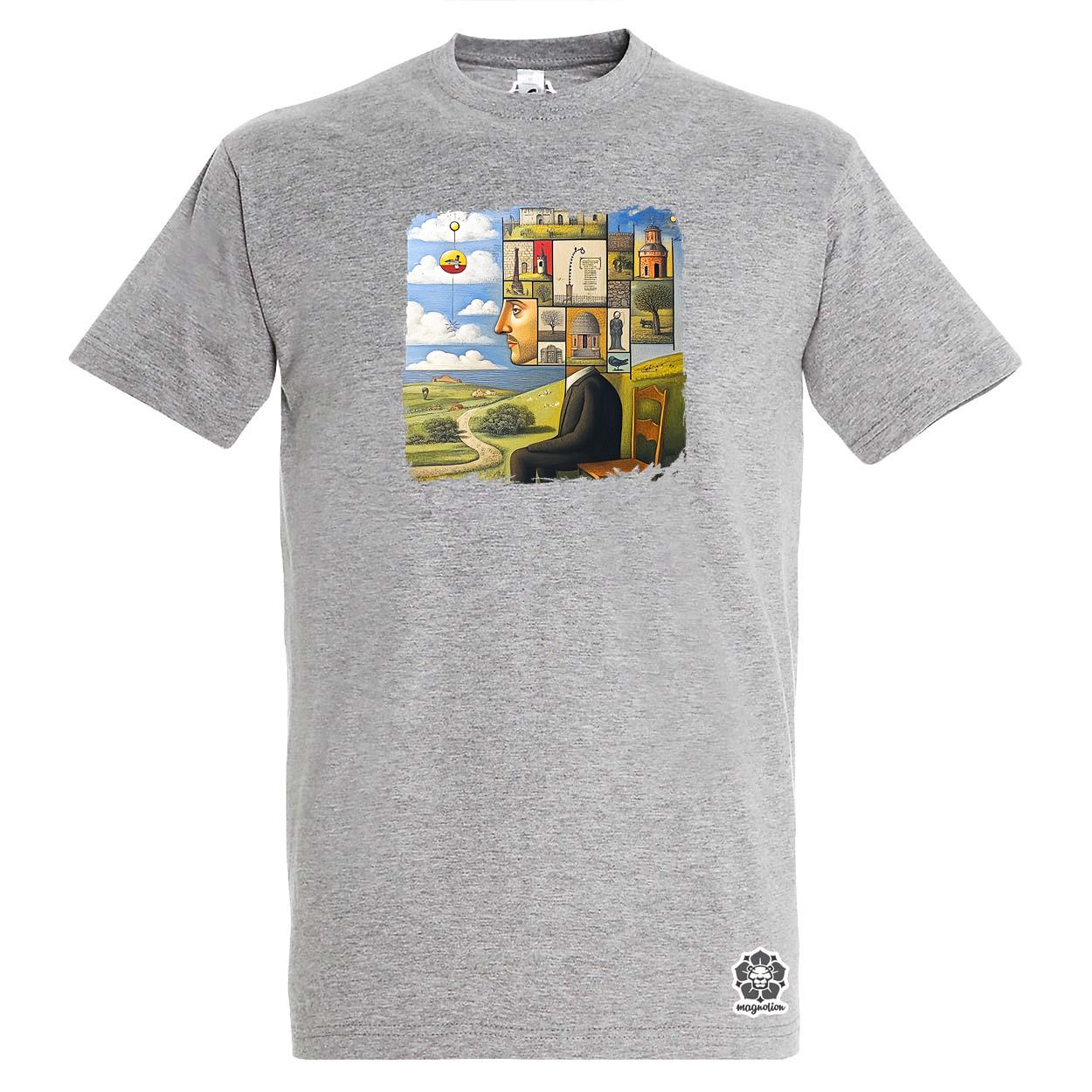 Férfi gondolatok v1 egyedi póló 