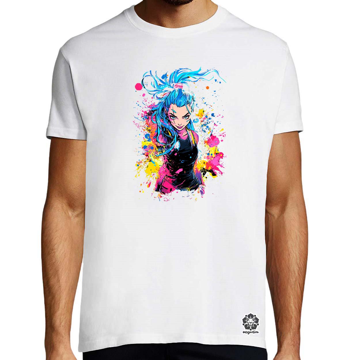 Graffiti Jinx v2 egyedi póló 