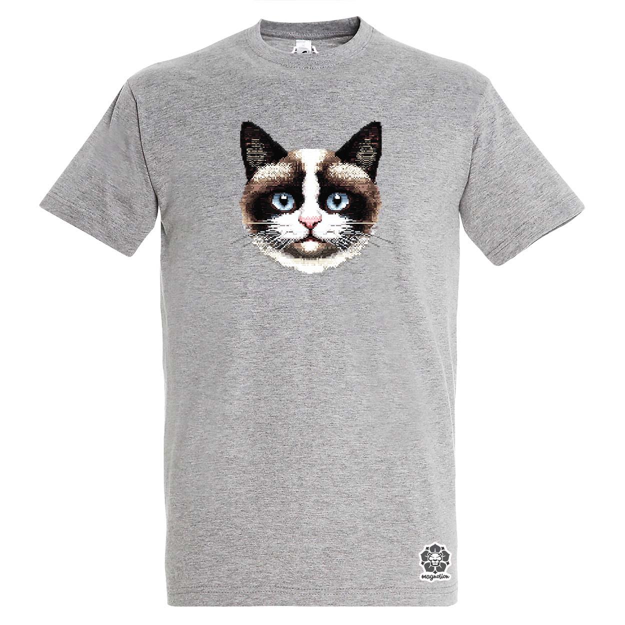 Pixel macska v7 egyedi póló 