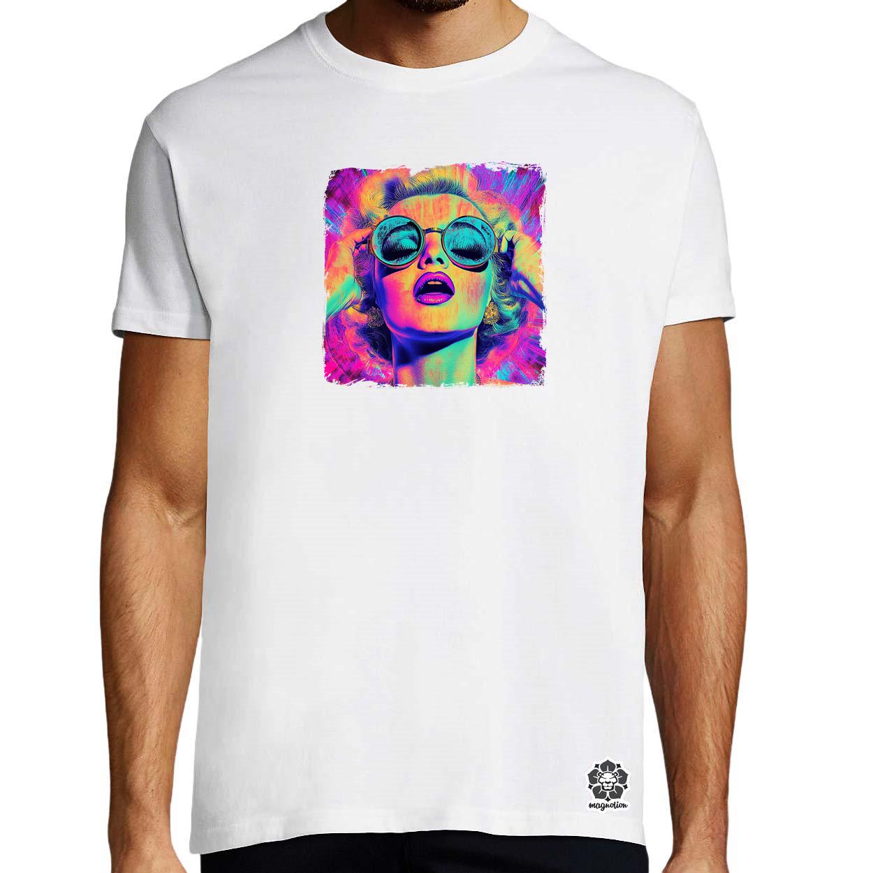 Pop art Marilyn Monroe v6 egyedi póló 