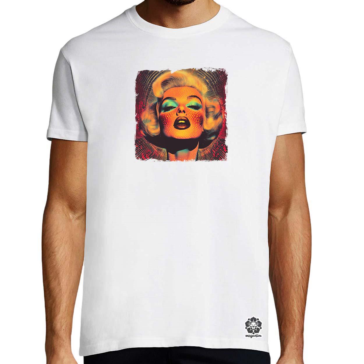 Pop art Marilyn Monroe v7 egyedi póló 