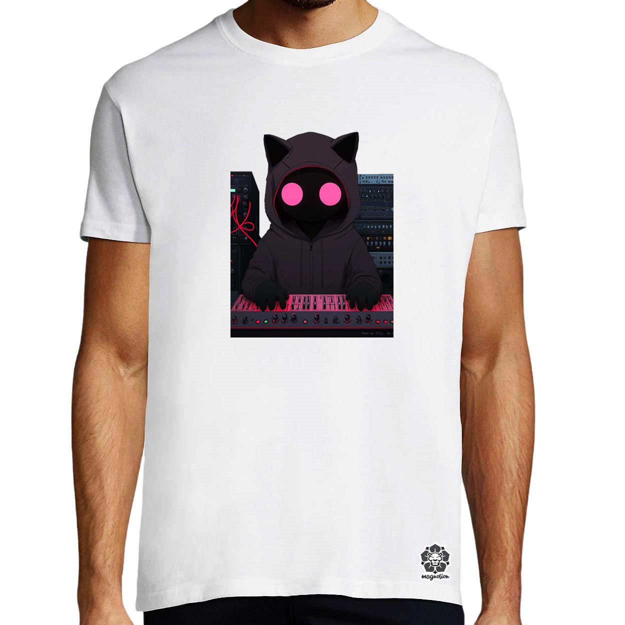 Synthwave Dj v3 egyedi póló 
