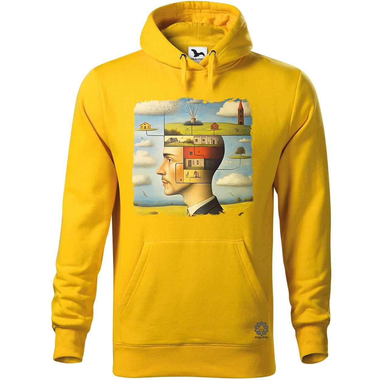 Férfi gondolatok v2 egyedi  pulóver 