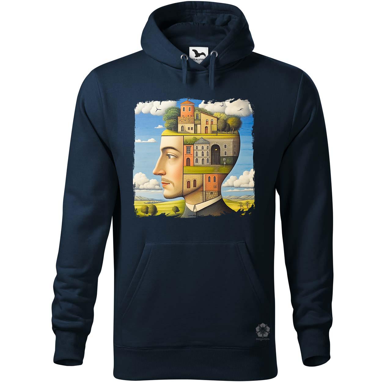 Férfi gondolatok v3 egyedi  pulóver 
