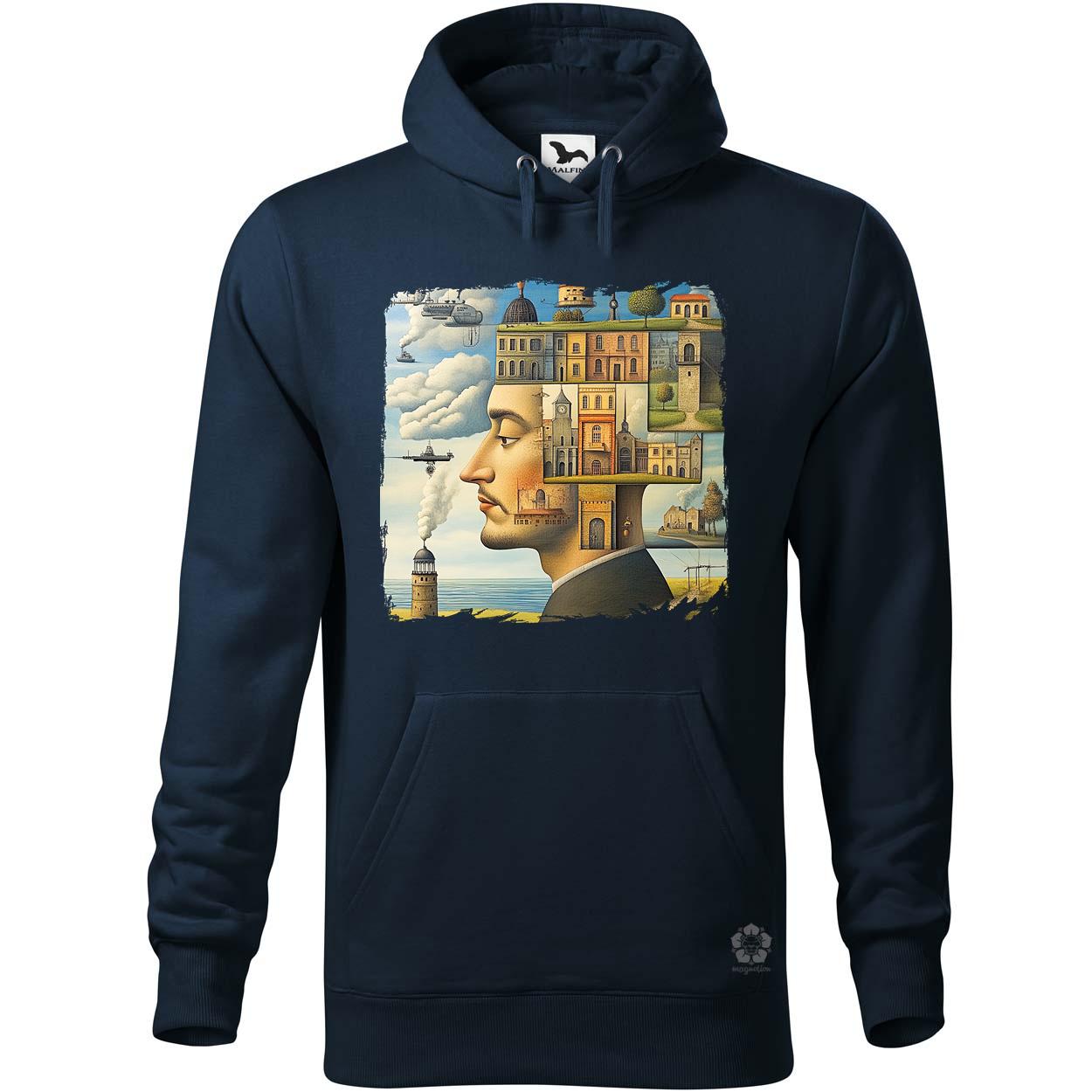 Férfi gondolatok v4 egyedi  pulóver 