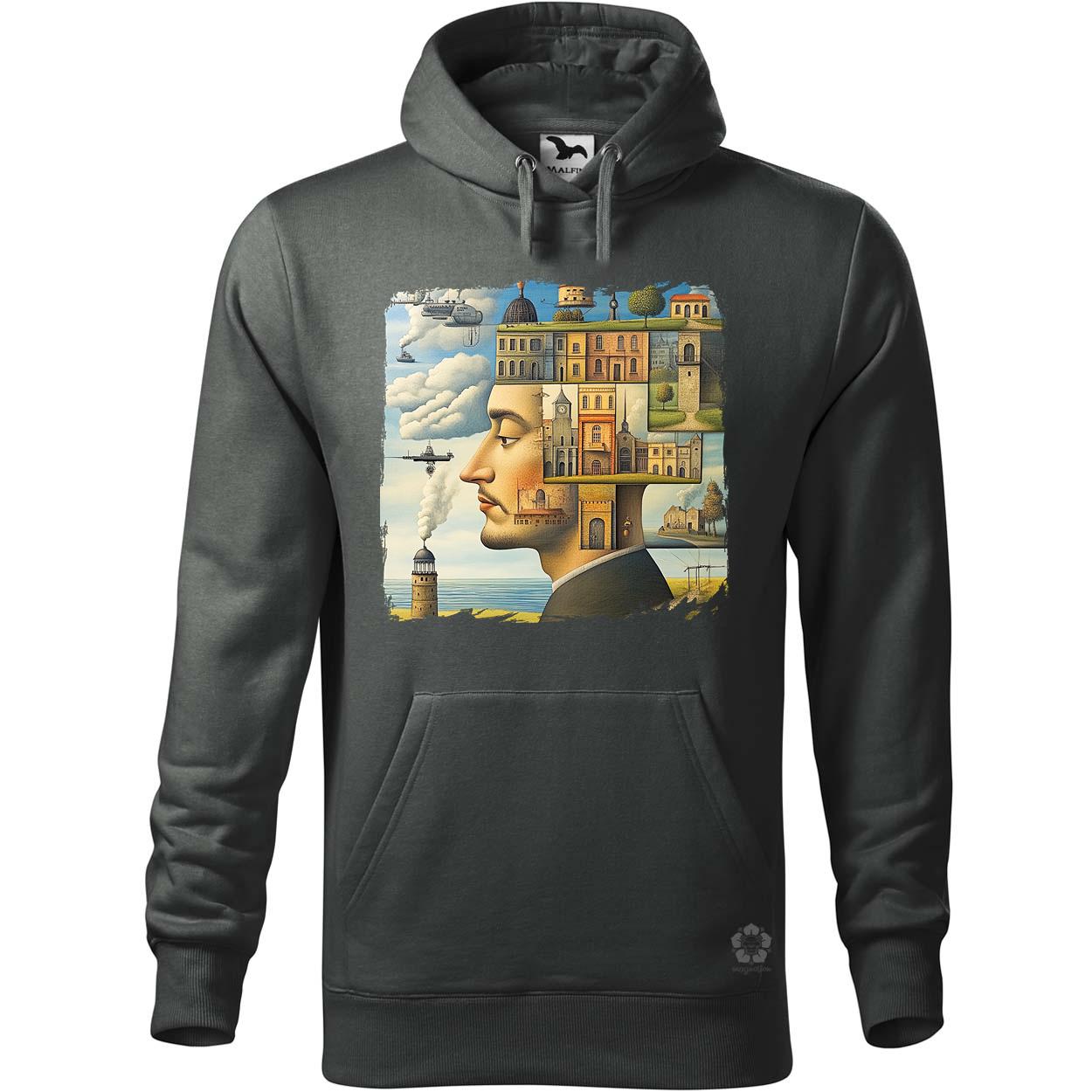 Férfi gondolatok v4 egyedi  pulóver 