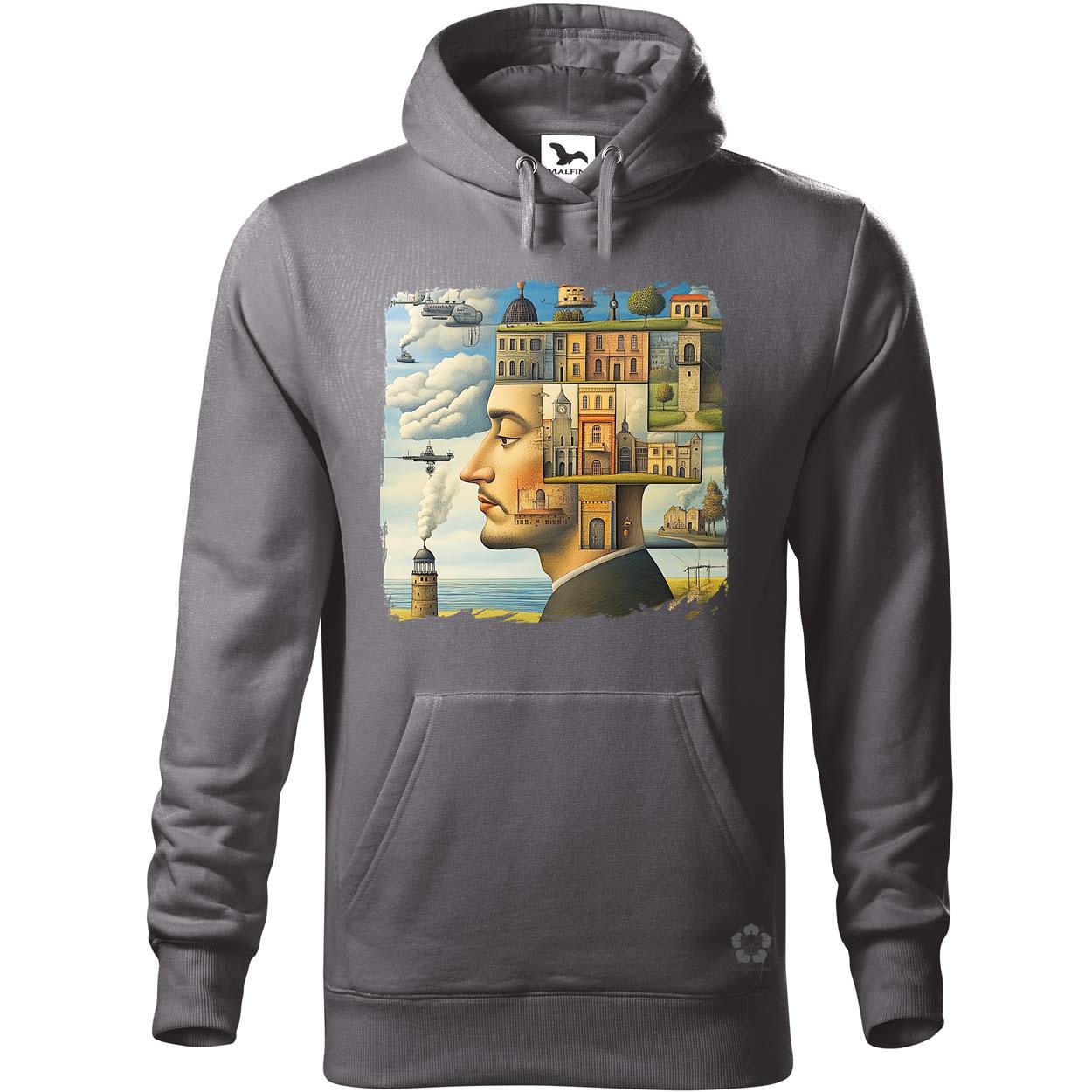 Férfi gondolatok v4 egyedi  pulóver 