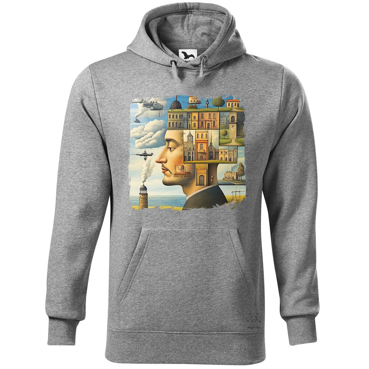 Férfi gondolatok v4 egyedi  pulóver 