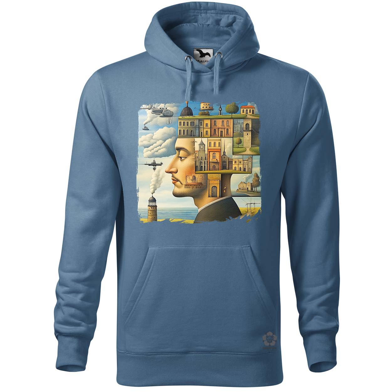 Férfi gondolatok v4 egyedi  pulóver 