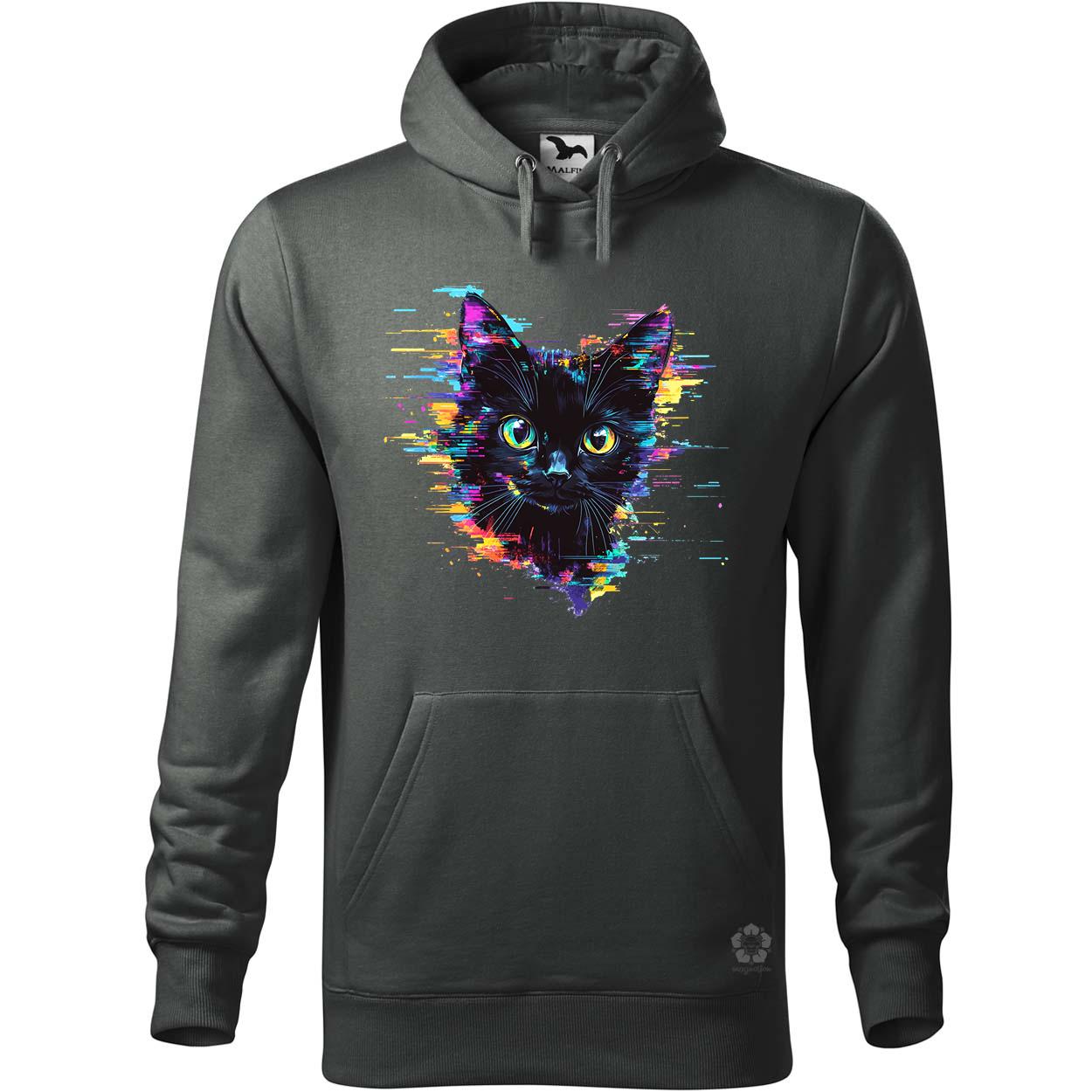 Pixel macska v2 egyedi  pulóver 