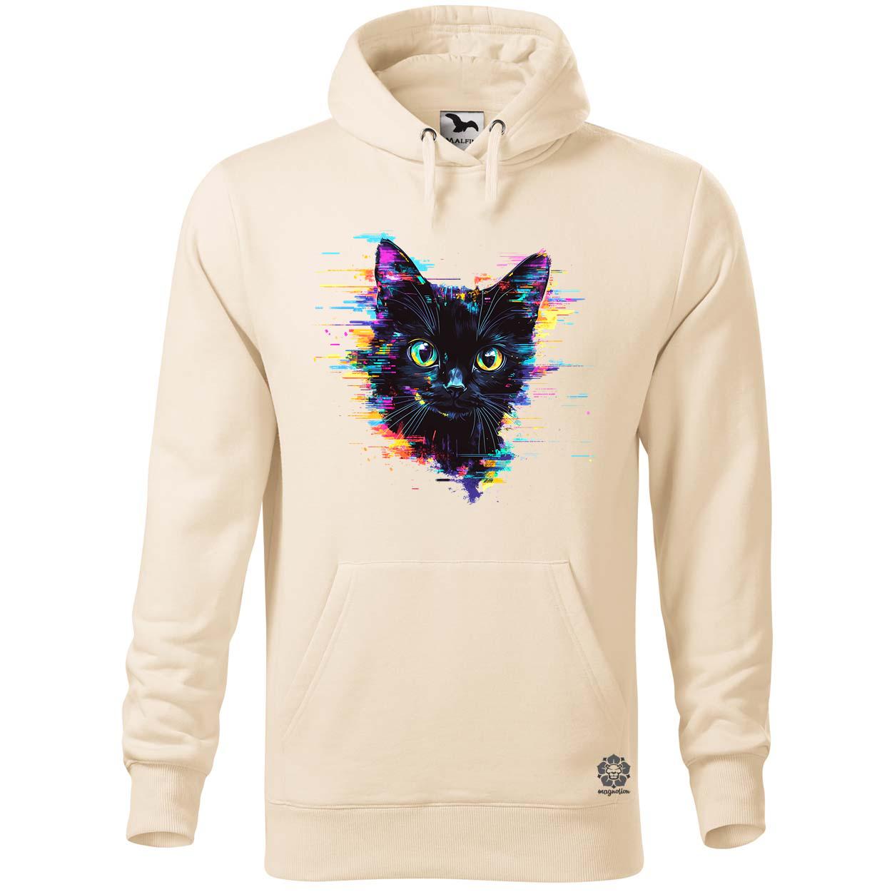Pixel macska v2 egyedi  pulóver 