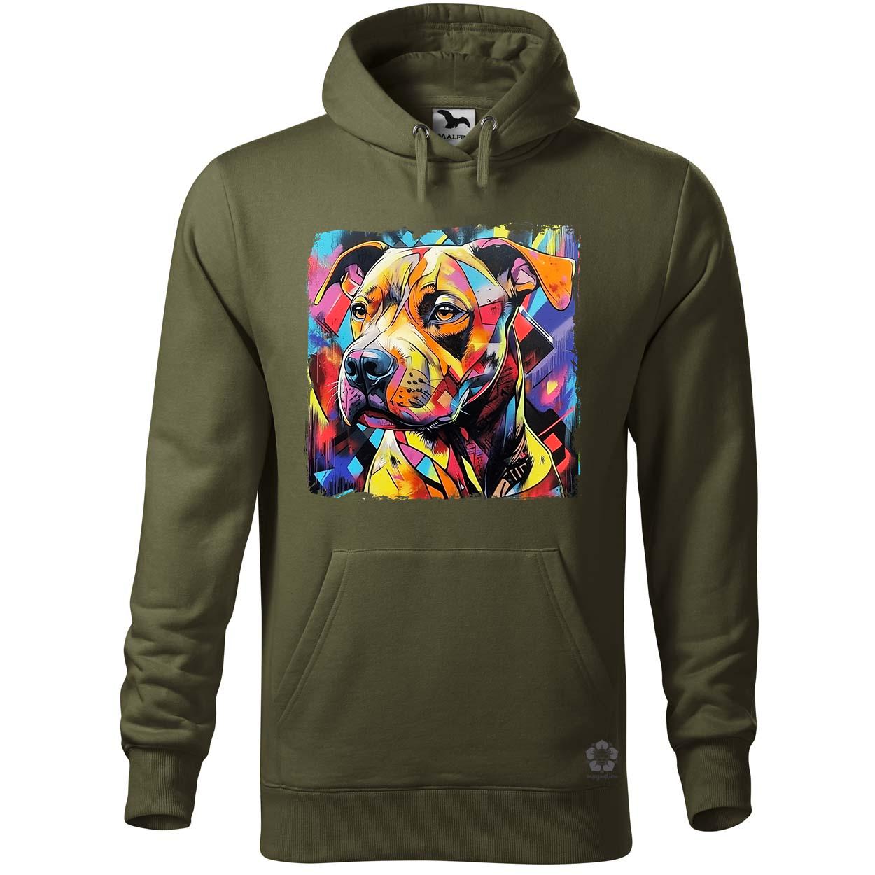 Pitbull portré v4 egyedi  pulóver 