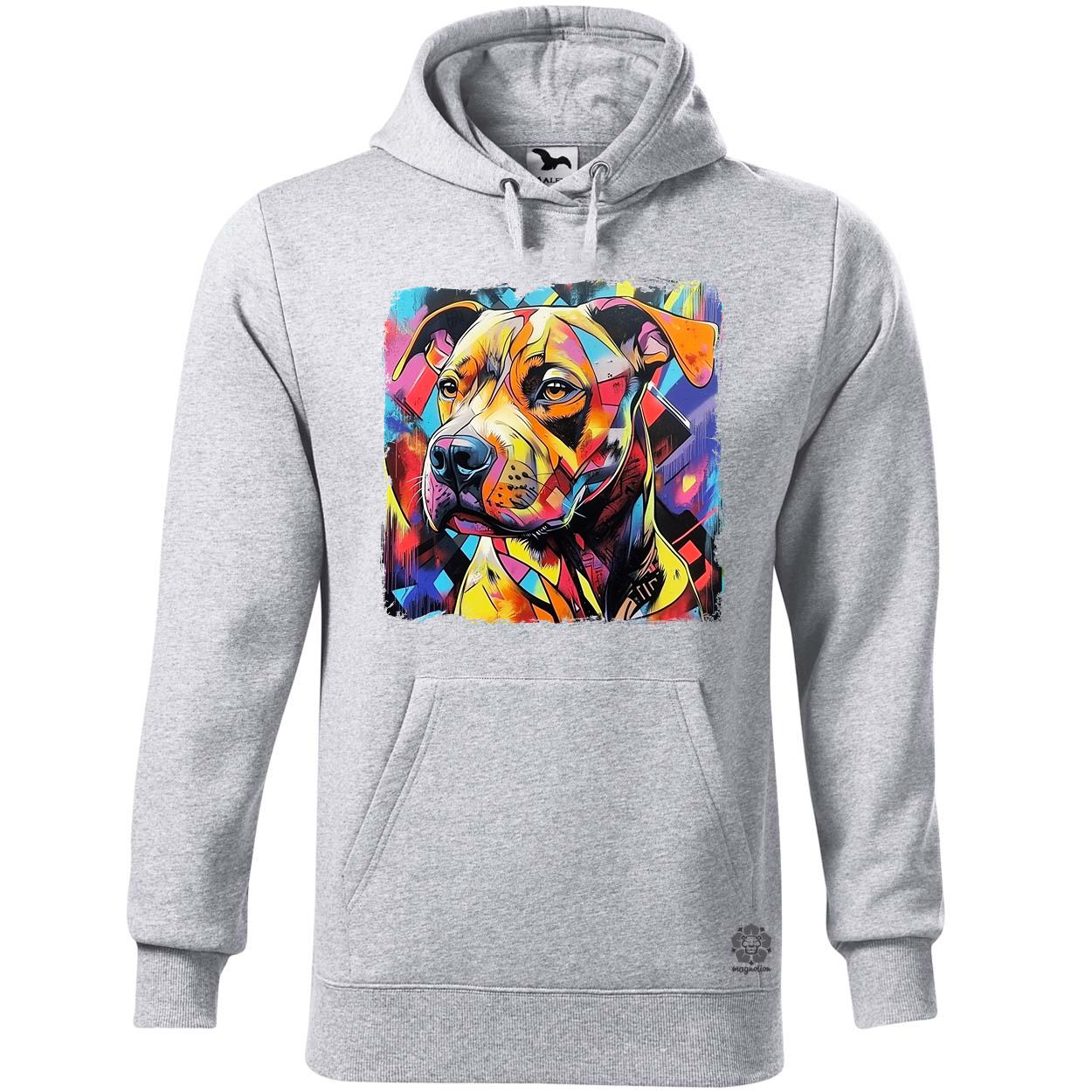 Pitbull portré v4 egyedi  pulóver 