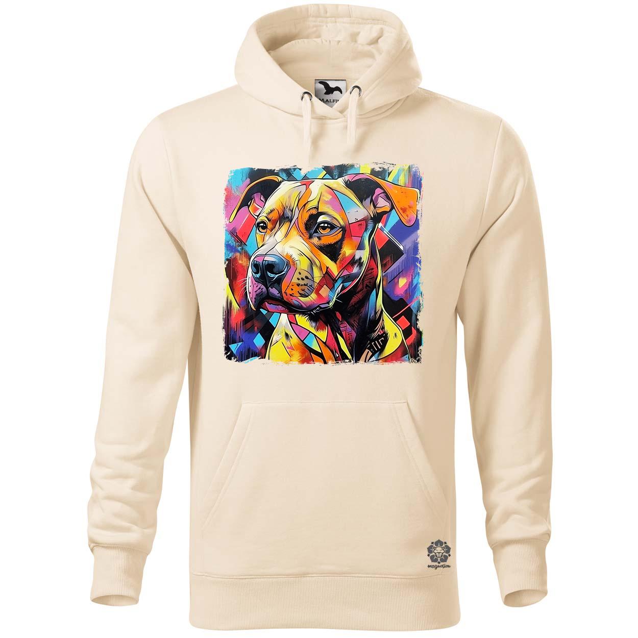 Pitbull portré v4 egyedi  pulóver 