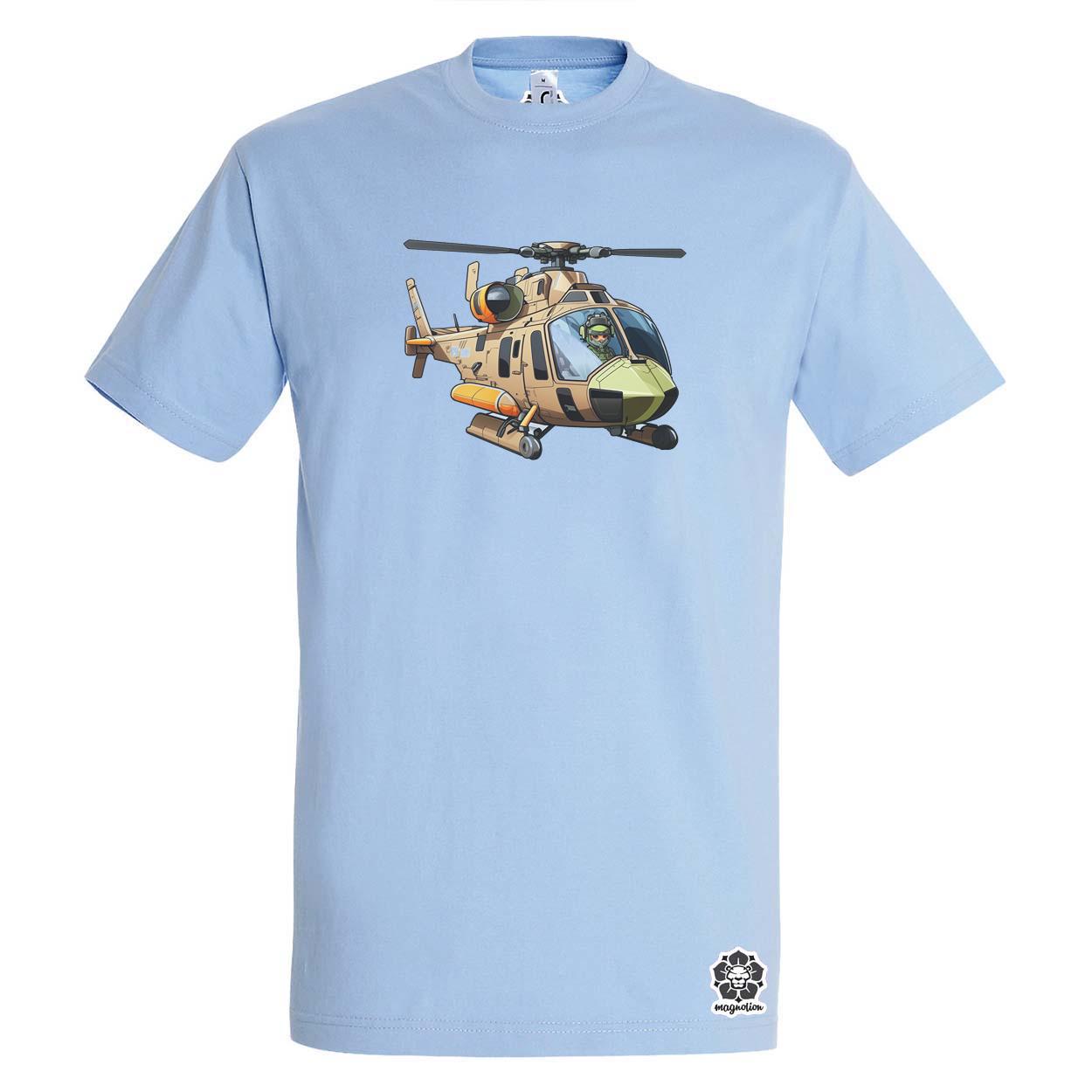 Helikopter matrica v1 egyedi póló 