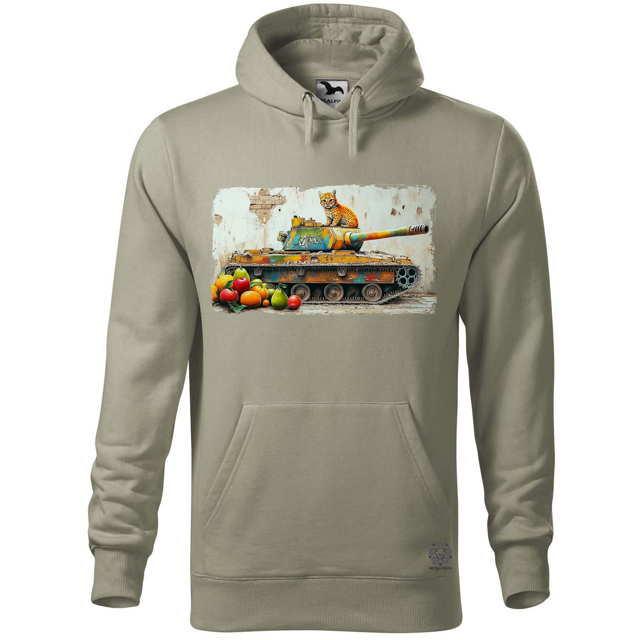 Tank és párduc graffiti v3 egyedi  pulóver 