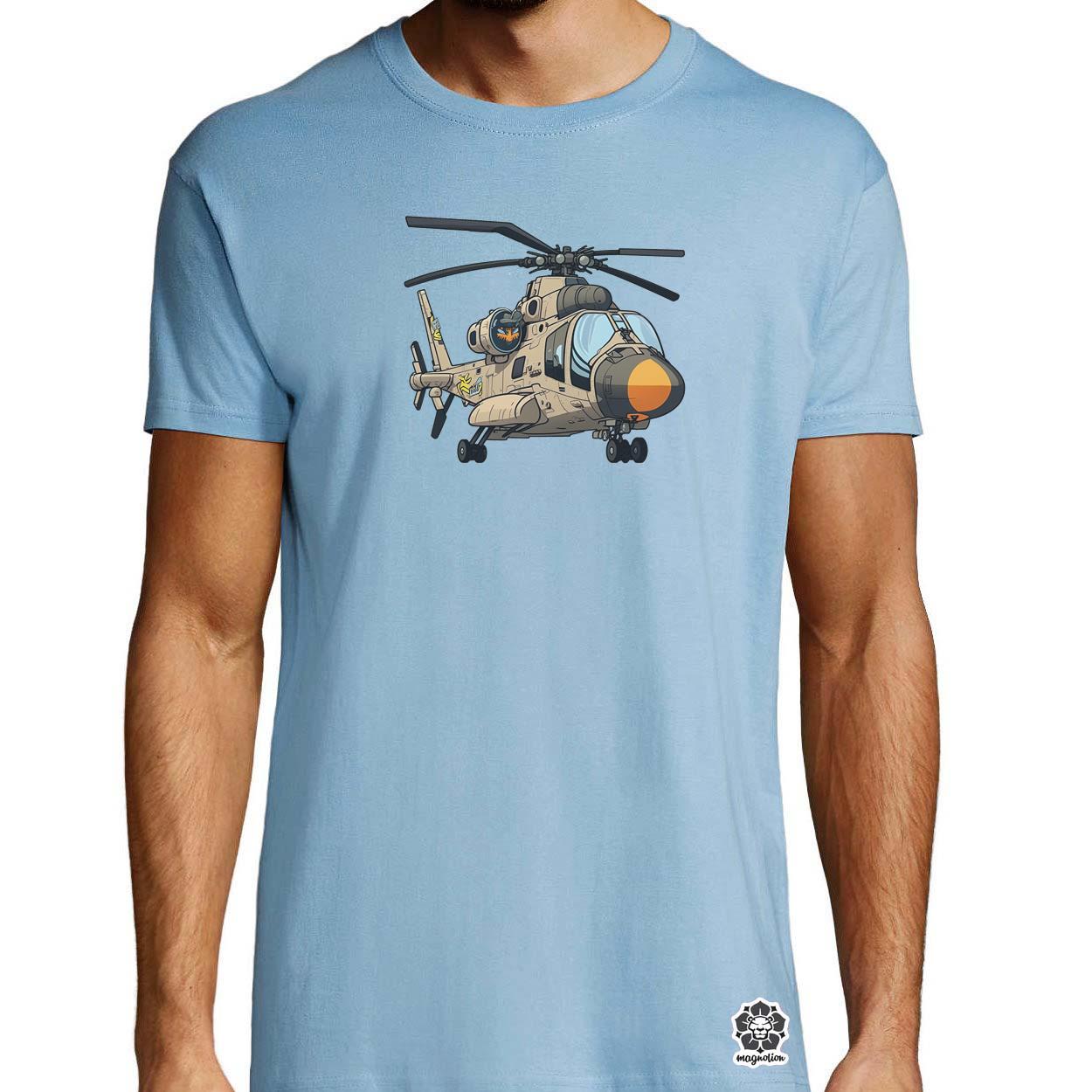 Helikopter matrica v4 egyedi póló 