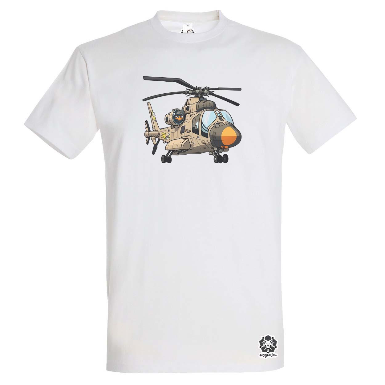 Helikopter matrica v4 egyedi póló 