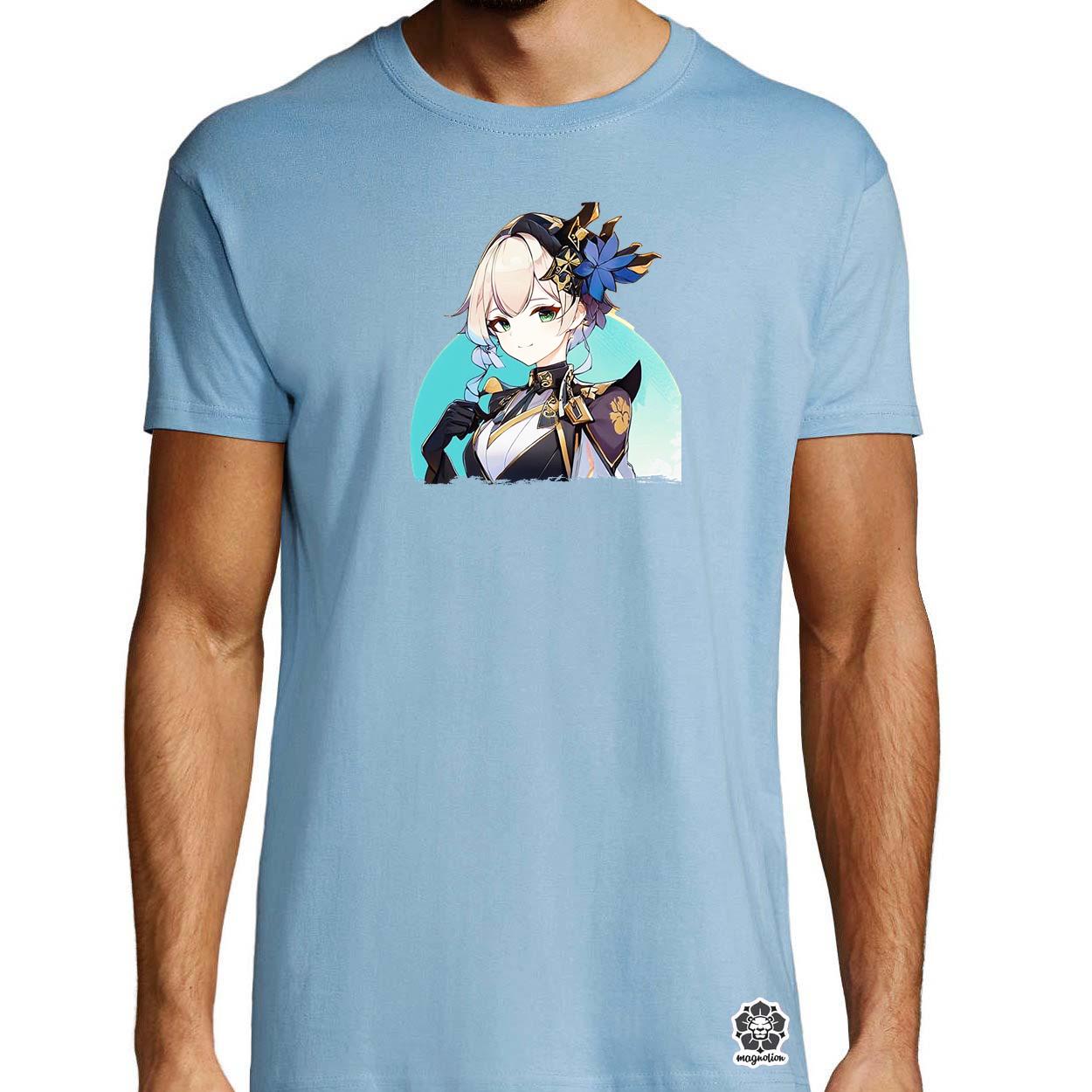 Anime lány portré v2 egyedi póló 