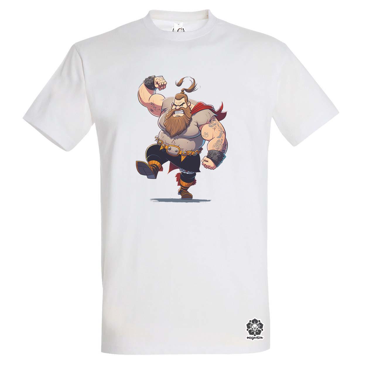 Képregény viking v2 egyedi póló 