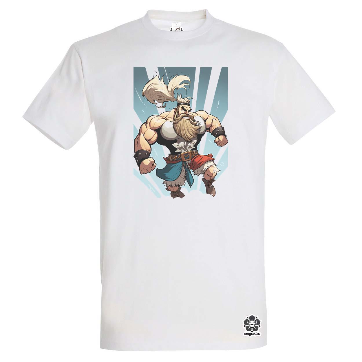 Képregény viking v5 egyedi póló 
