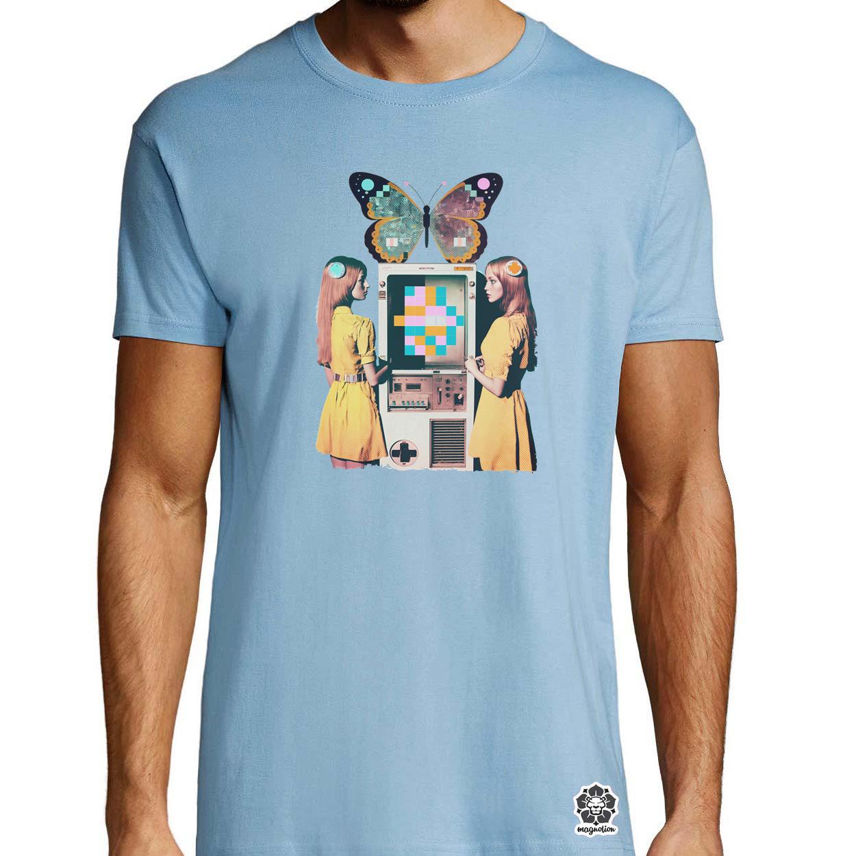 Számítástechnika születése szürrealista pop art v1 egyedi póló 