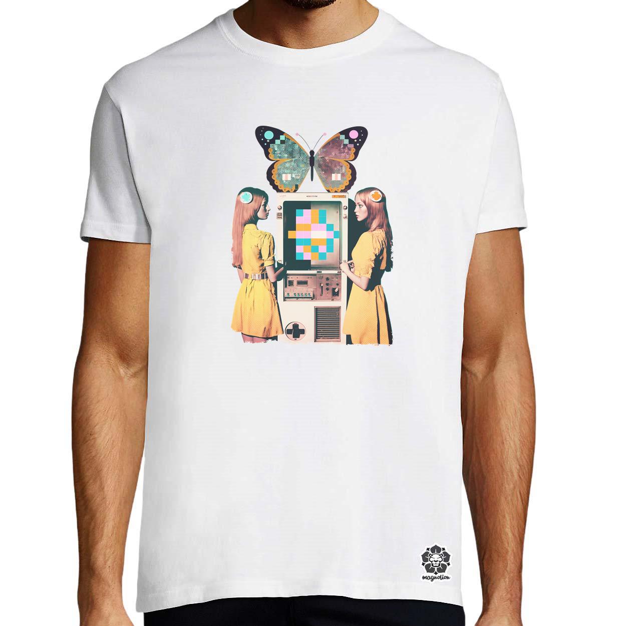 Számítástechnika születése szürrealista pop art v1 egyedi póló 