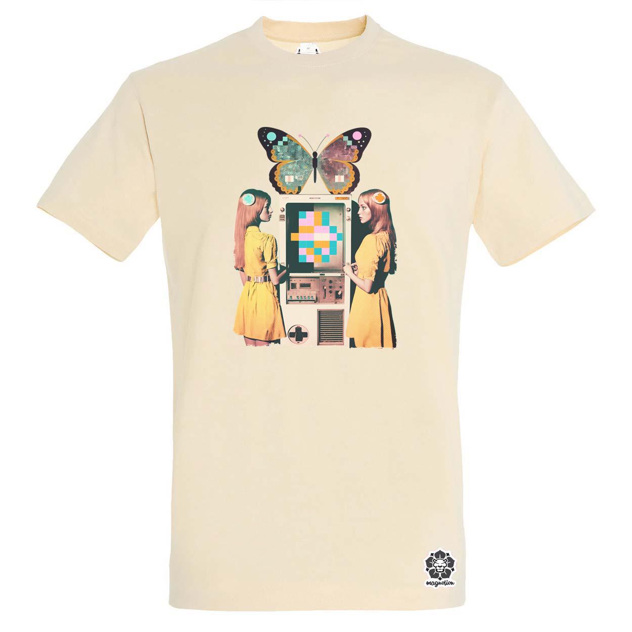 Számítástechnika születése szürrealista pop art v1 egyedi póló 