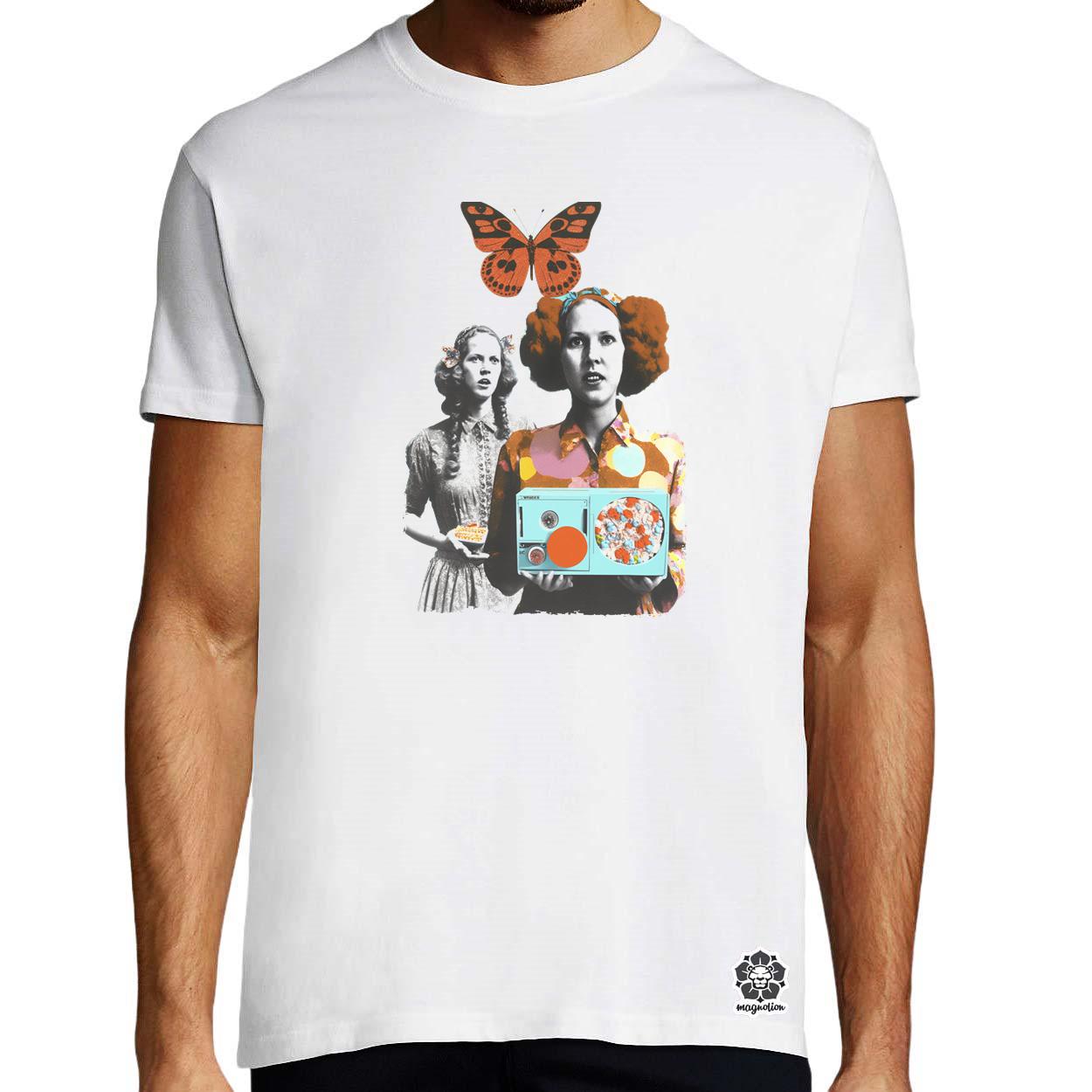 Számítástechnika születése szürrealista pop art v2 egyedi póló 