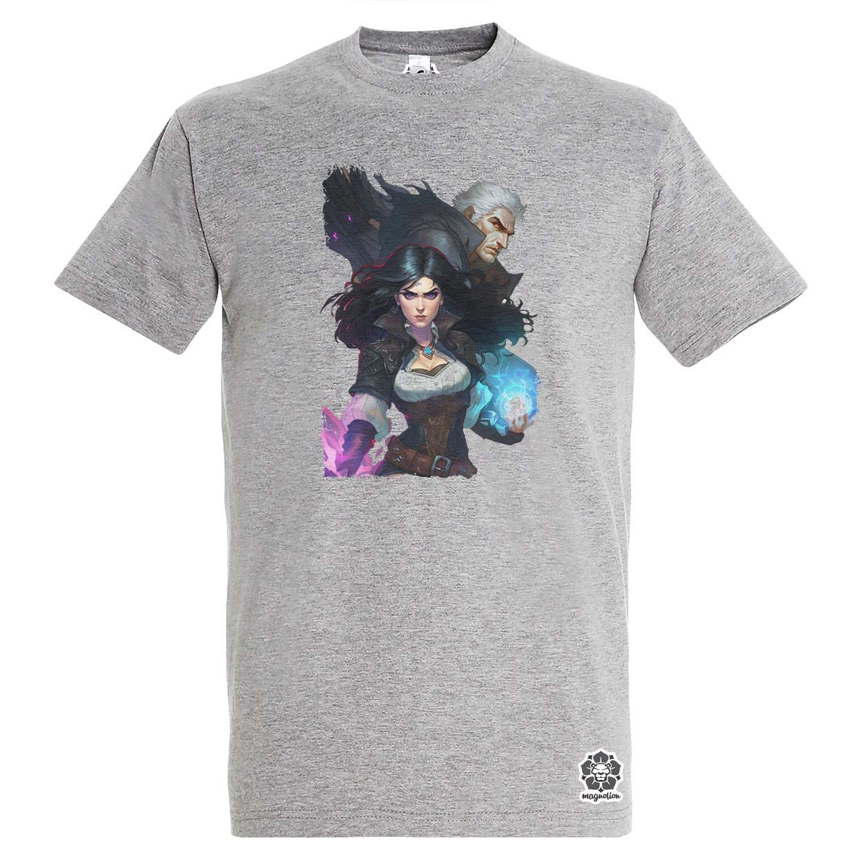 Yennefer és Geralt v3 egyedi póló 