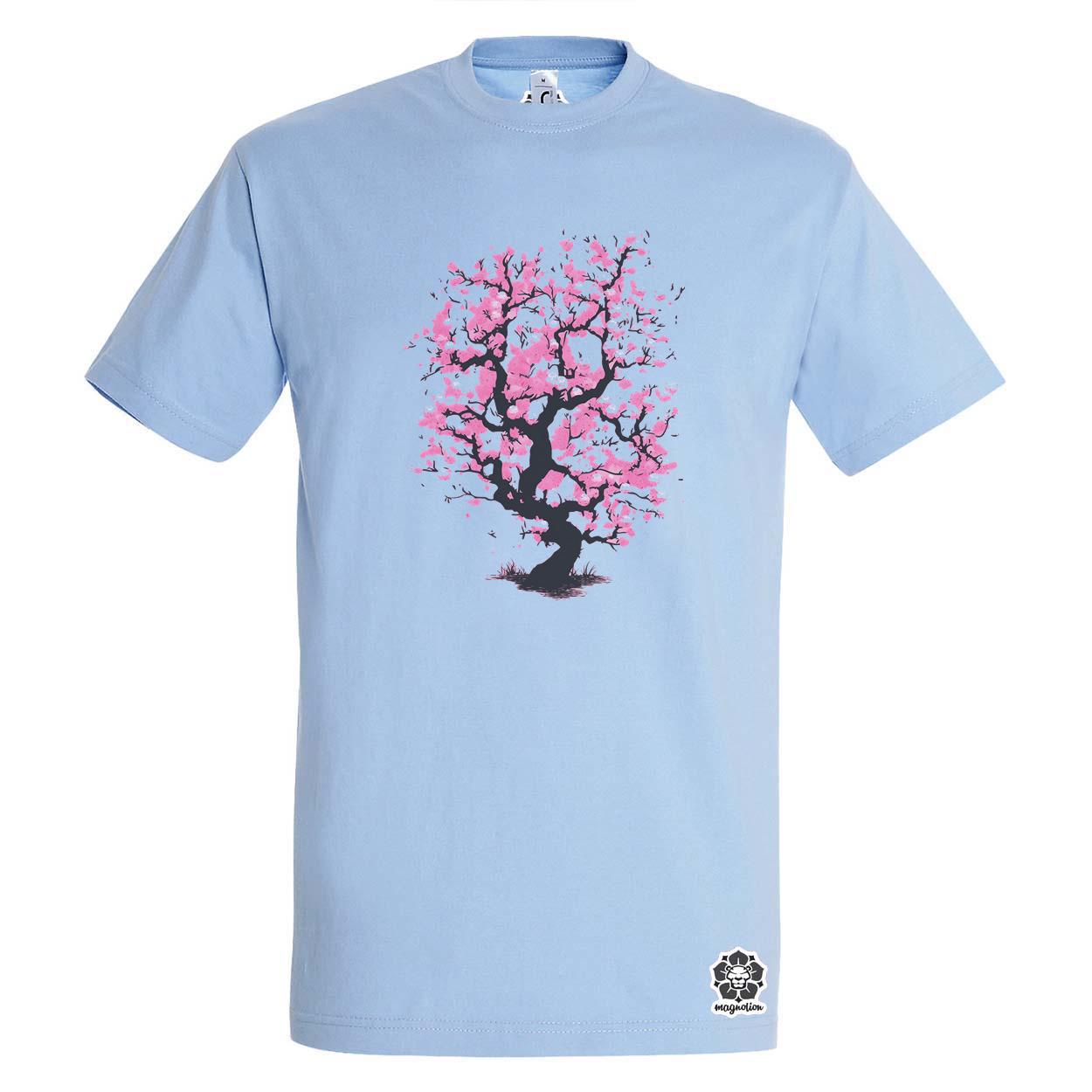 Minimalista sakura fa v7 egyedi póló 