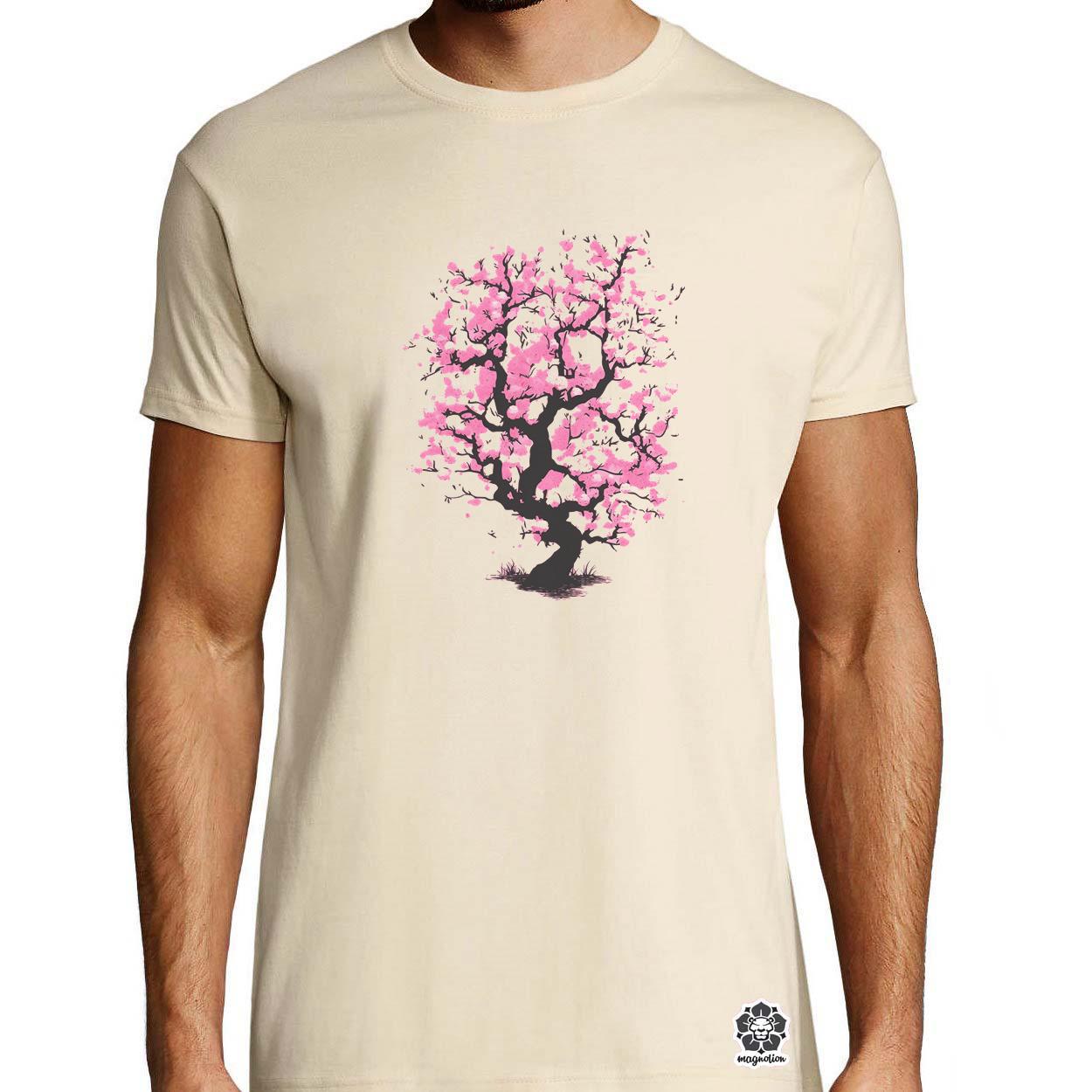 Minimalista sakura fa v7 egyedi póló 