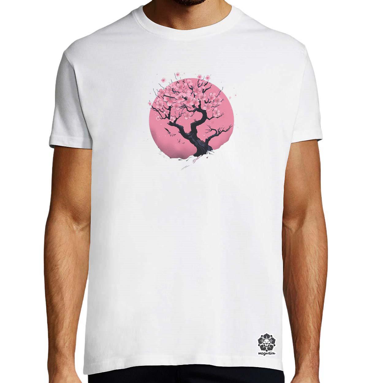 Minimalista sakura fa v8 egyedi póló 