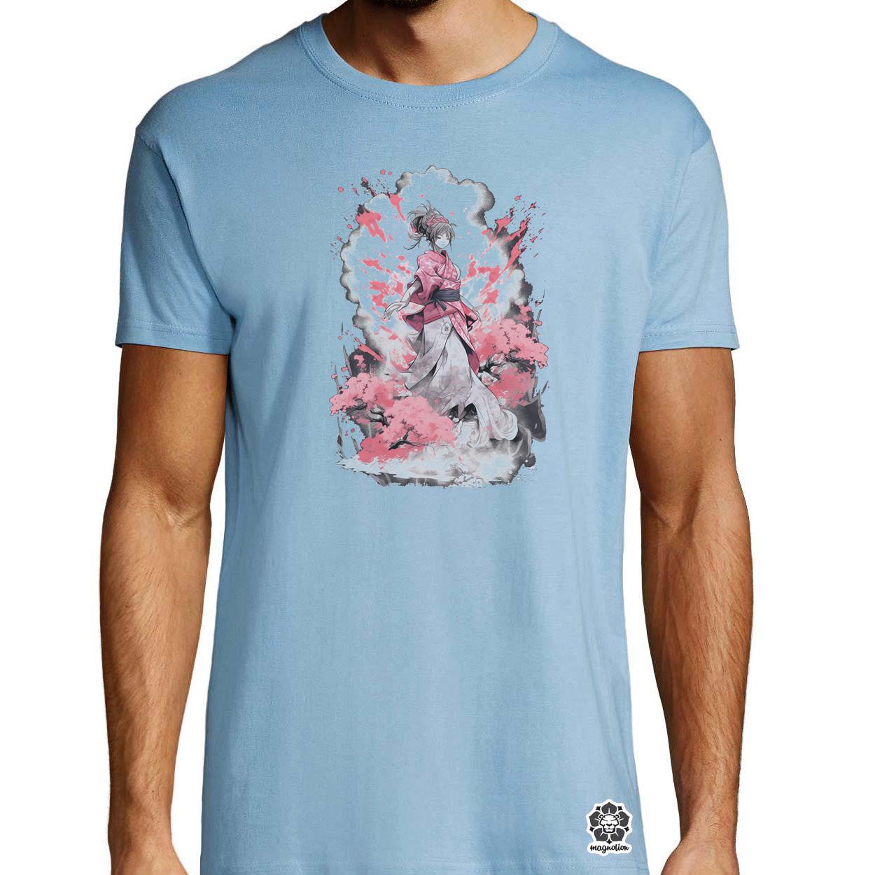 Sakura fröccsenés v2 egyedi póló 