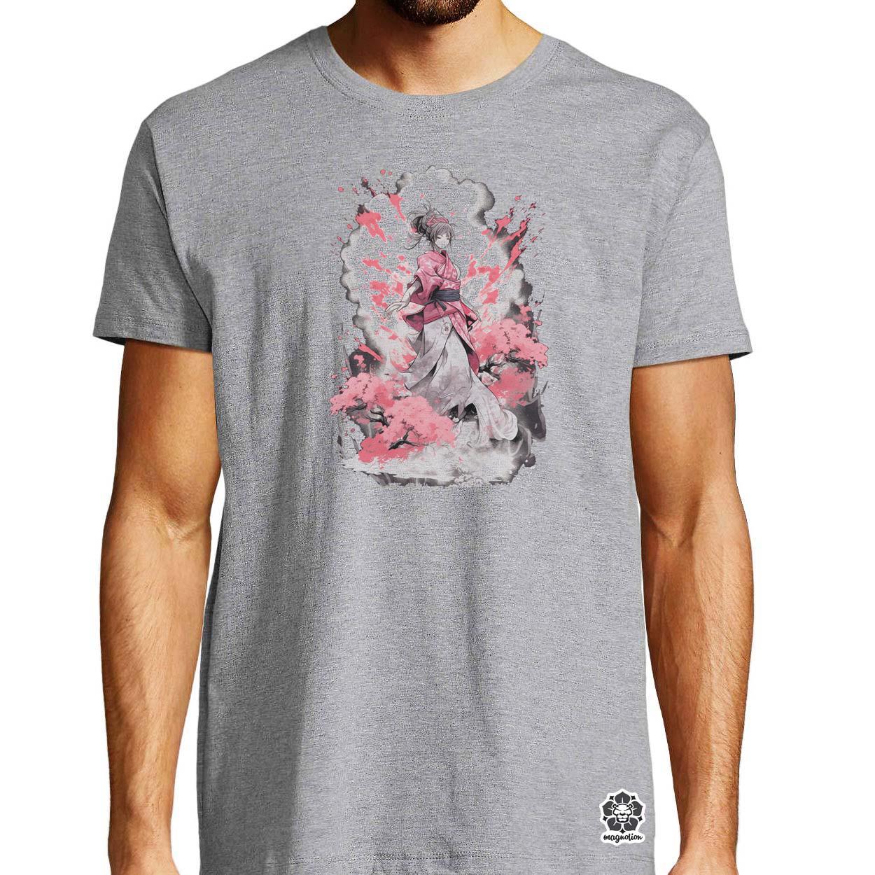 Sakura fröccsenés v2 egyedi póló 