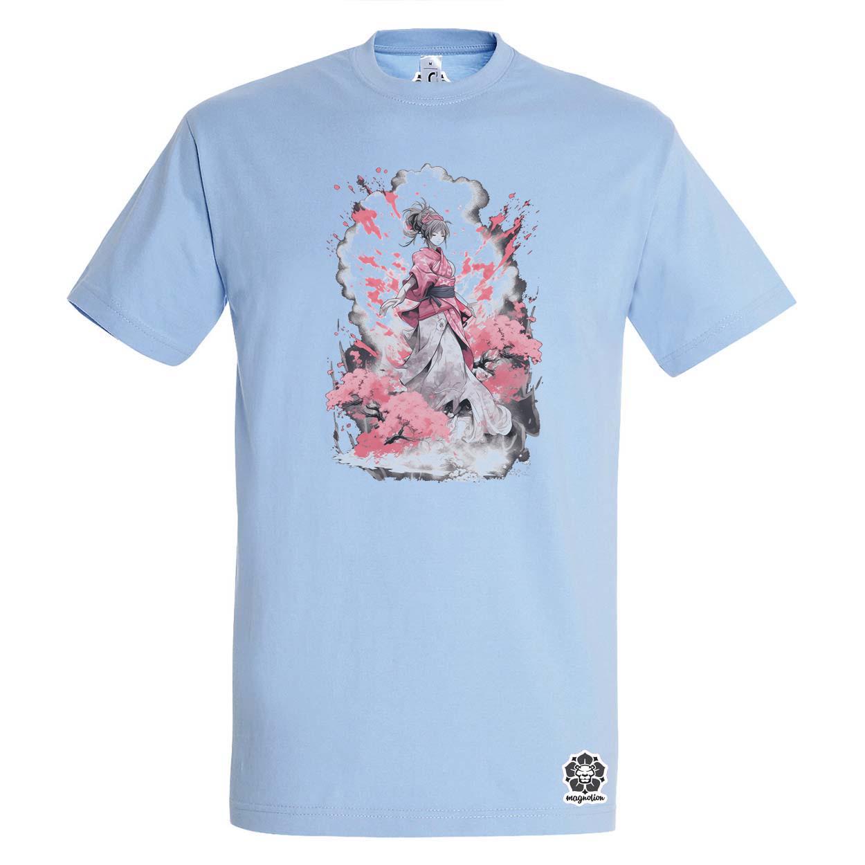 Sakura fröccsenés v2 egyedi póló 
