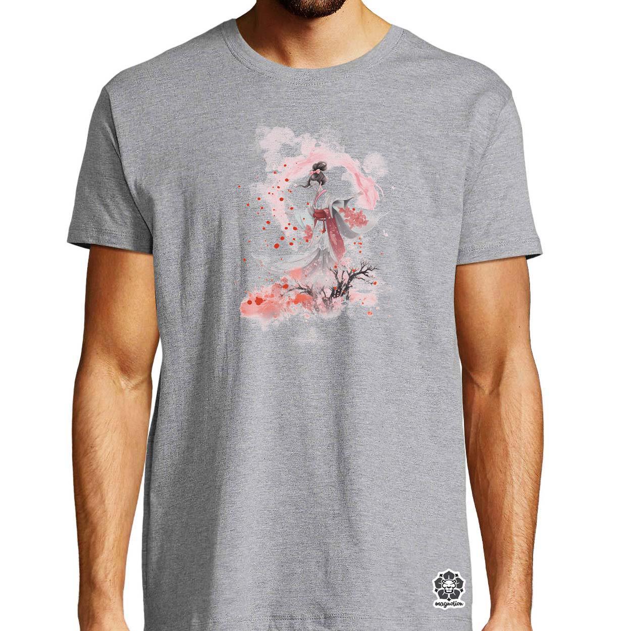 Sakura fröccsenés v4 egyedi póló 