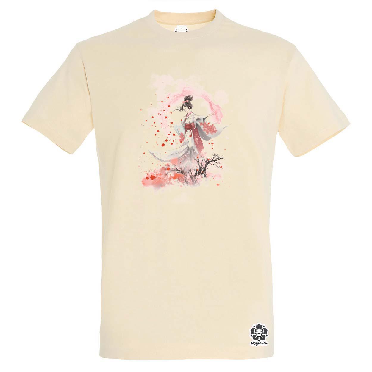 Sakura fröccsenés v4 egyedi póló 