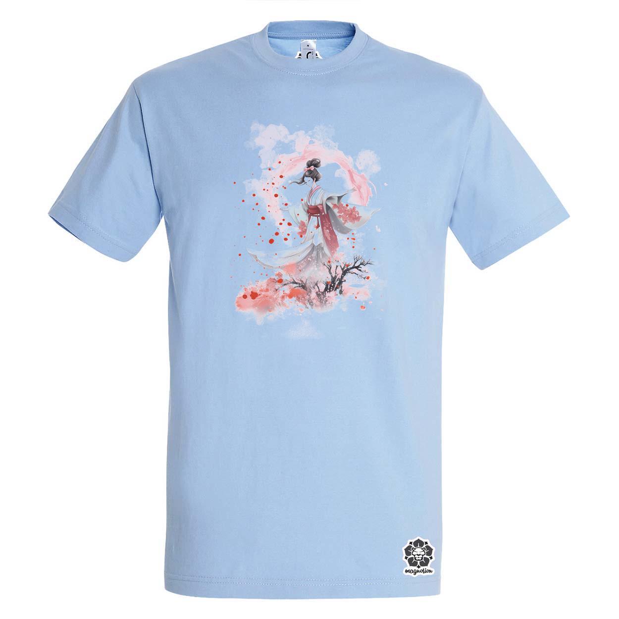 Sakura fröccsenés v4 egyedi póló 