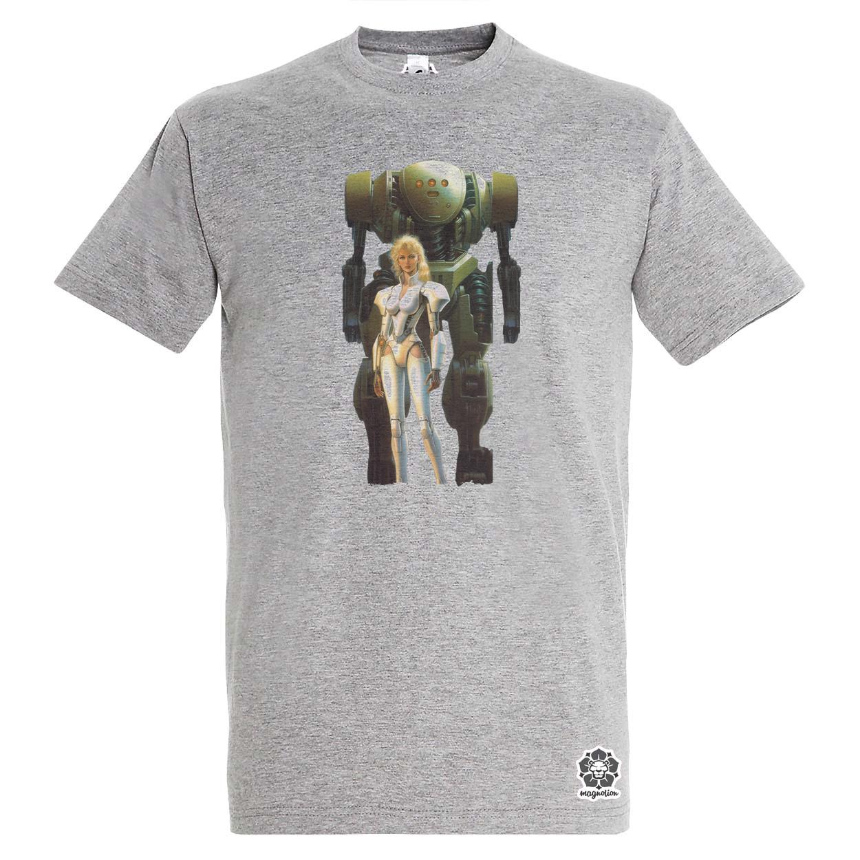 Boris Vallejo robot és a nő fanart v1 egyedi póló 