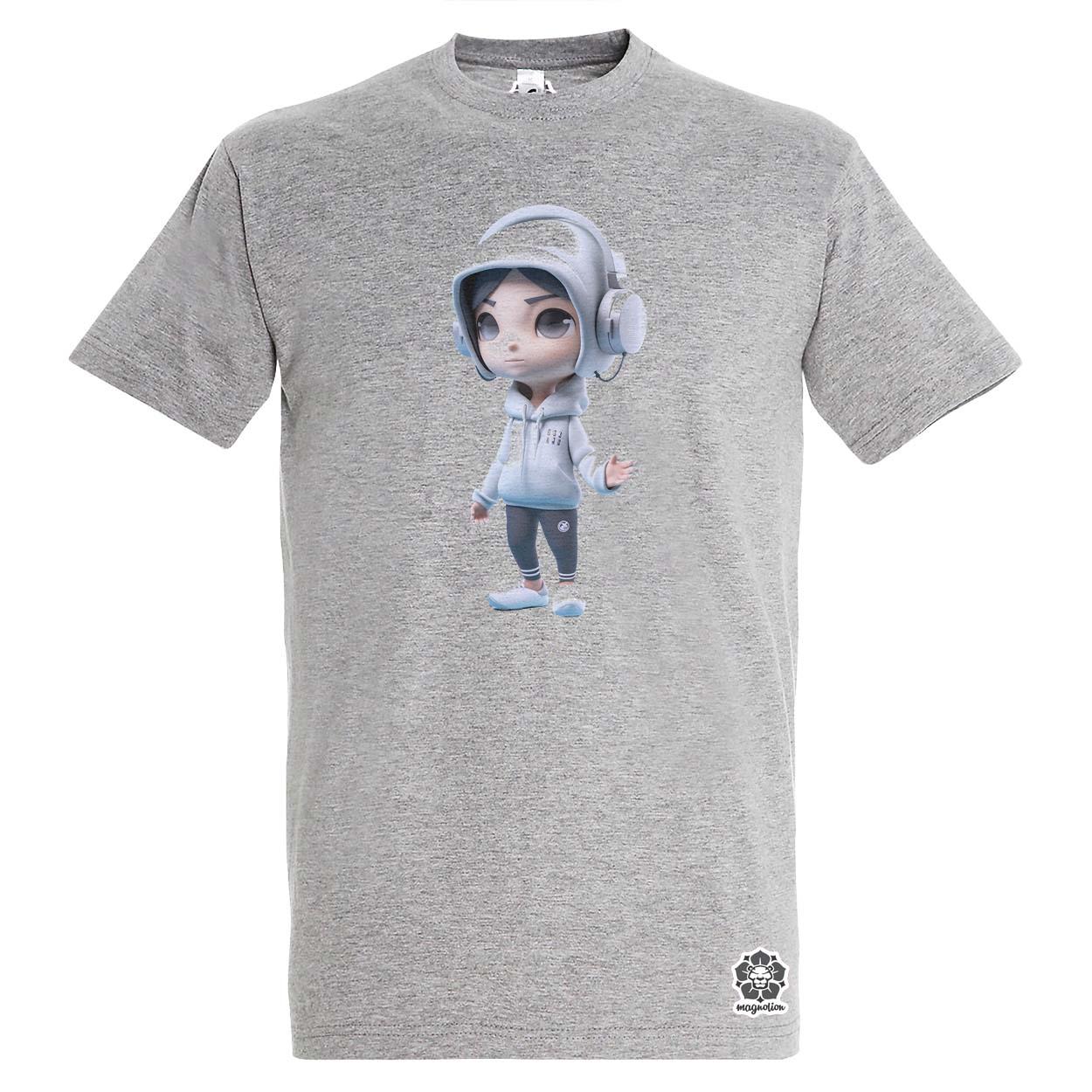 Chibi cuki lány v1 egyedi póló 
