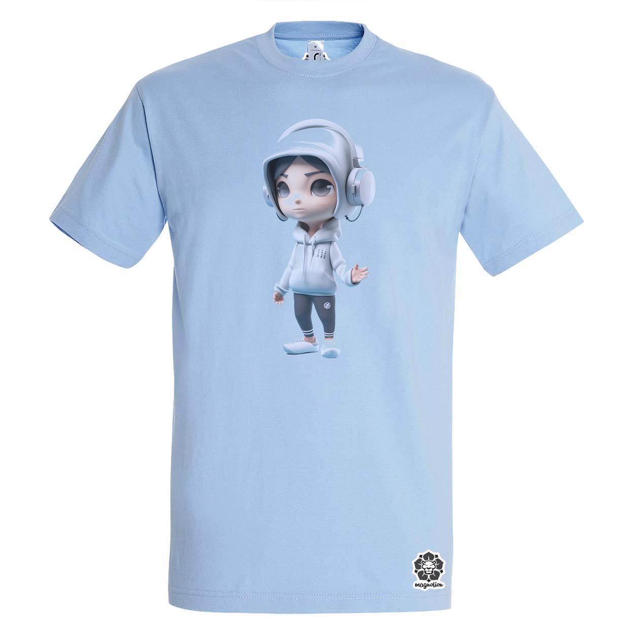 Chibi cuki lány v1 egyedi póló 