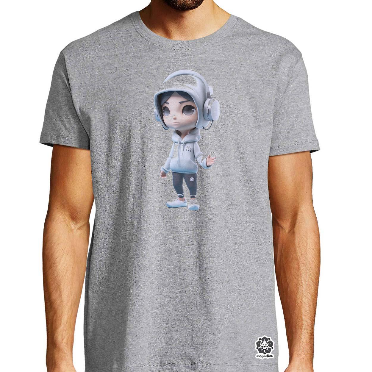 Chibi cuki lány v1 egyedi póló 