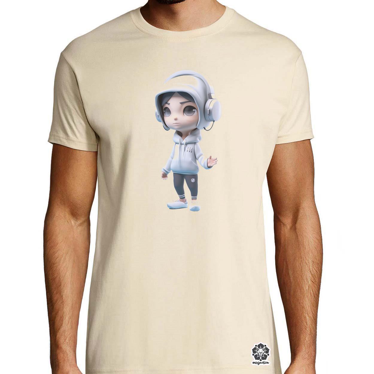 Chibi cuki lány v1 egyedi póló 