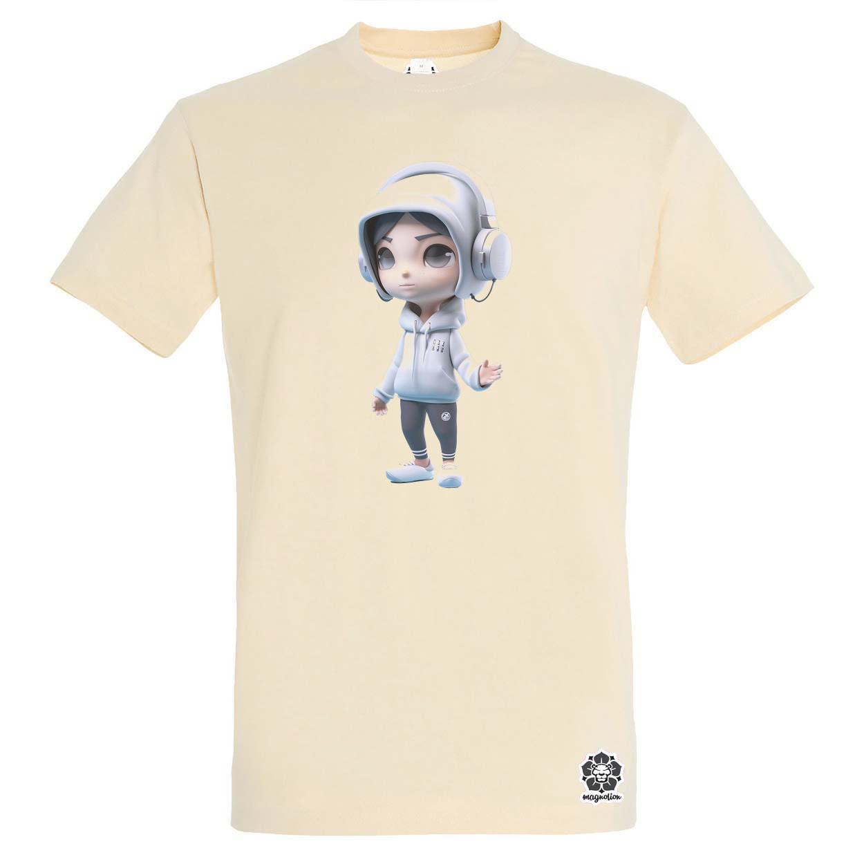 Chibi cuki lány v1 egyedi póló 