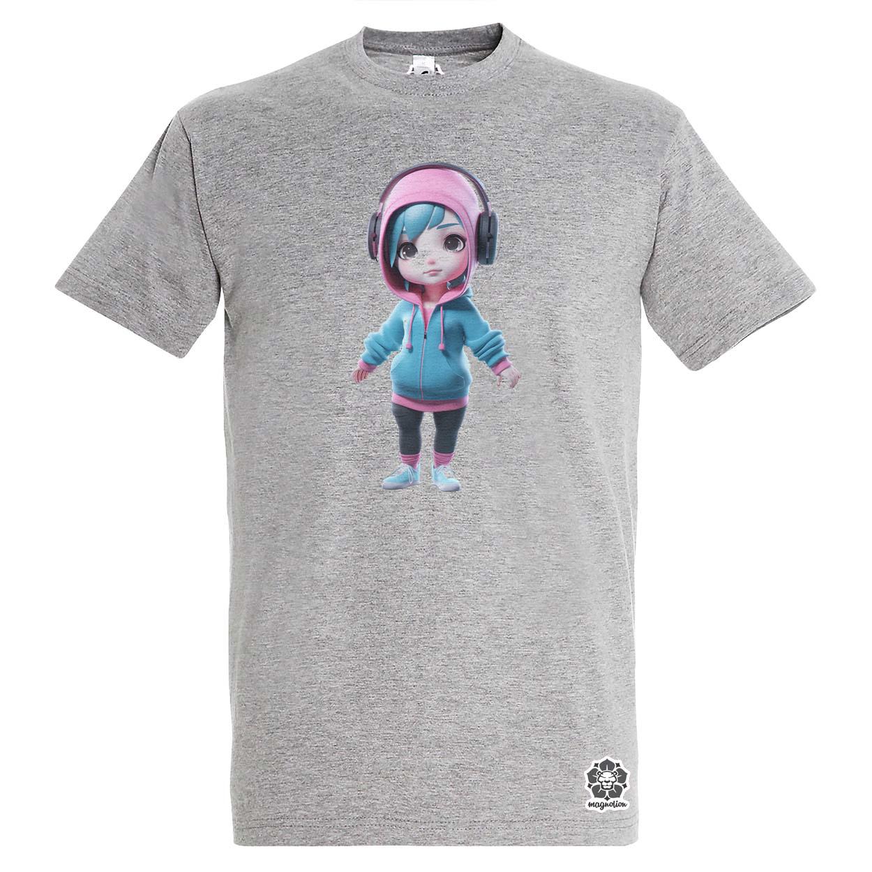 Chibi cuki lány v2 egyedi póló 